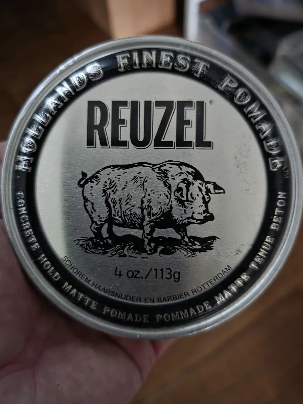REUZEL Extreme Hold Matte Pomade| 4 Oz| Strongest All Day Hold Water Soluble|New